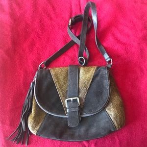 Boho chic crossbody bag.